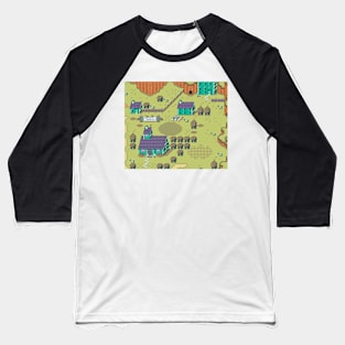 Happy Happy Village Baseball T-Shirt